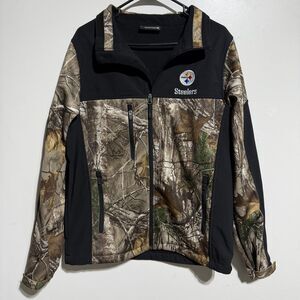 Soft Shell Pittsburgh Steelers  Dunbrooke Jacket Men's Full Zip Water Repellent